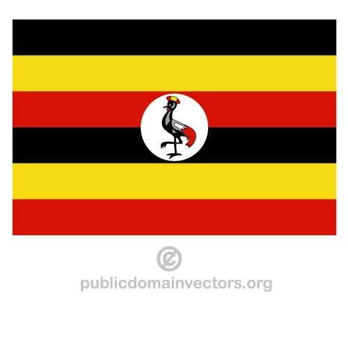 Flag Of Uganda Clipart