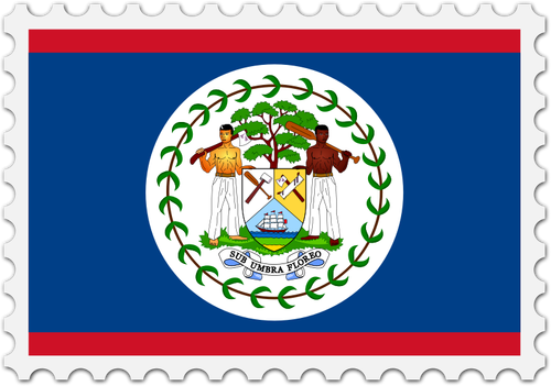 Belize Flag Image Clipart