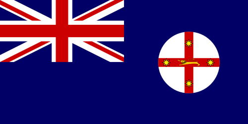 Of Flag Of New South Wales Clipart