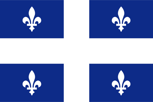 Flag Of Quebec Clipart
