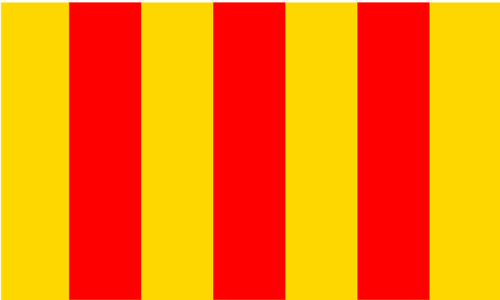 Foix Region Flag Clipart