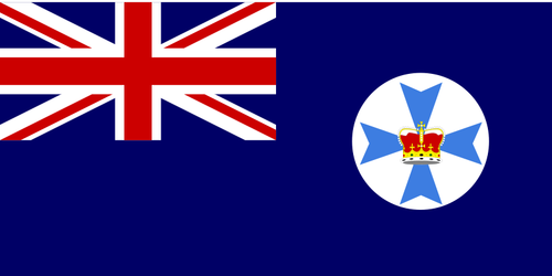 Of Flag Of Queensland Clipart
