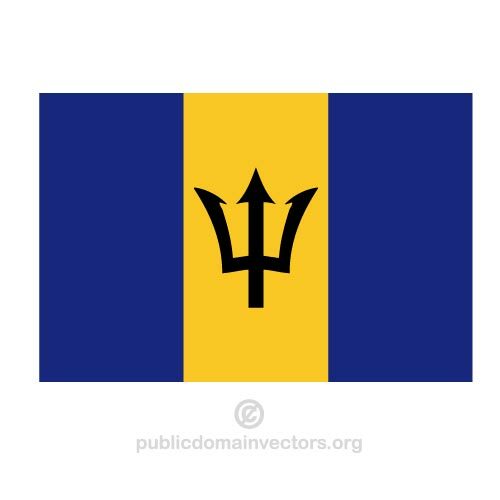 Barbados Flag Clipart