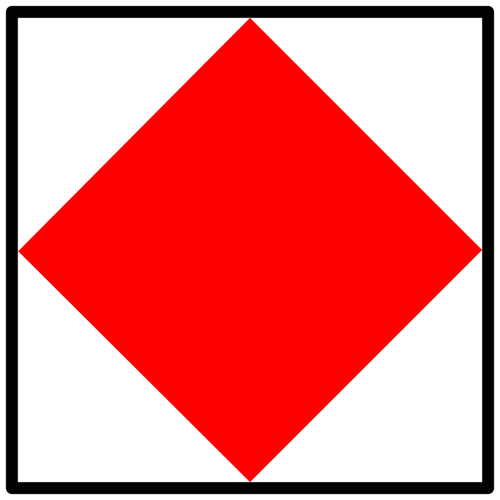 Signal Flag Foxtrot Clipart