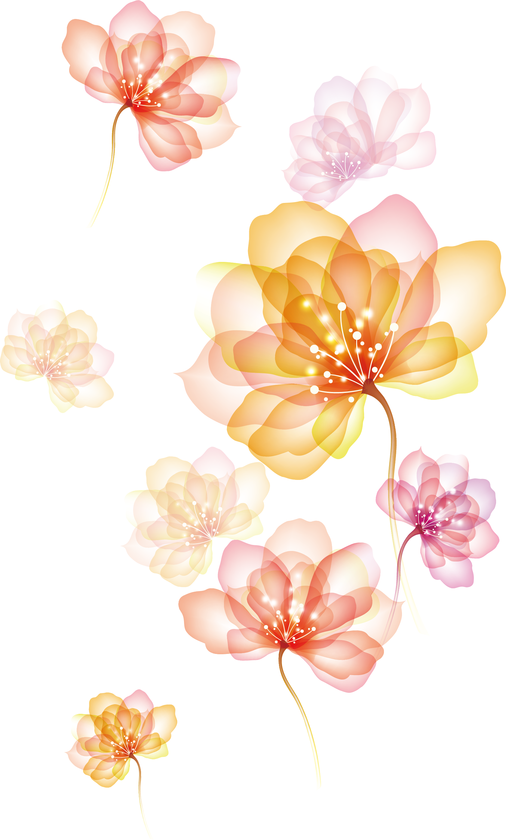 Of Spreading Flowers Effect HD Image Free PNG Clipart