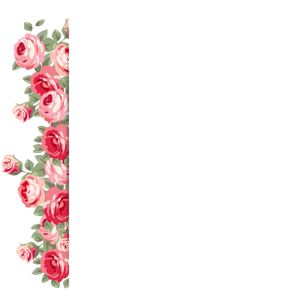 And Flower Valentine'S Rose Wedding Pattern Sidebar Clipart