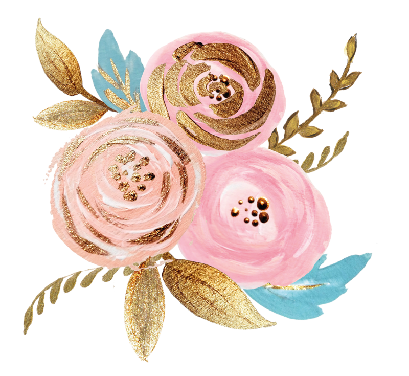 Pink Flower Wedding Delivery Invitation Flowers Floristry Clipart