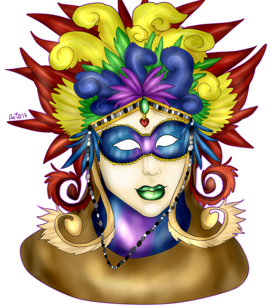 Flower Mask Axia Illustration Legendary Graphics Creature Clipart