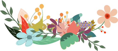 Colorful Flowers Clipart