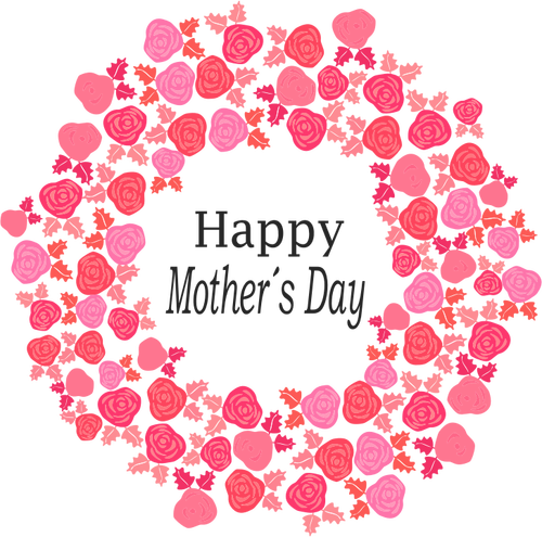 Happy Mothers Day Bouquet Of Flowers Clipart