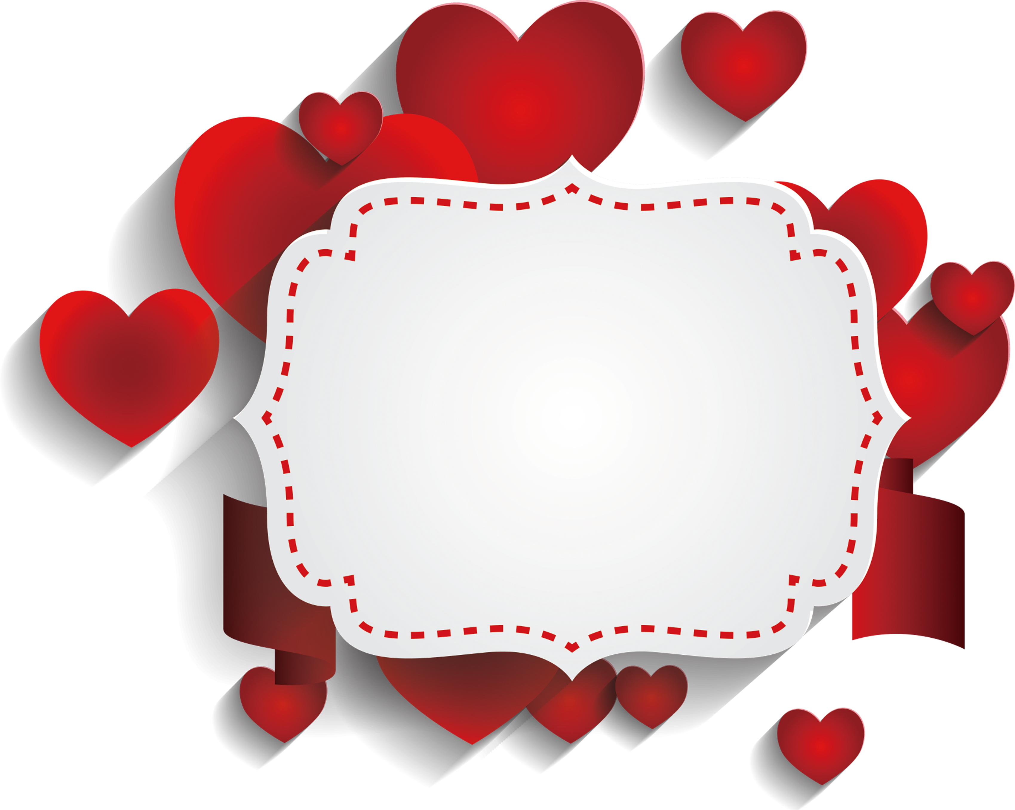 Heart Romantic Valentine'S Text Decoration Flyer Day Clipart