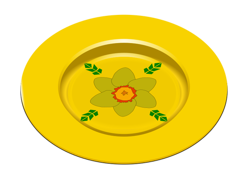 Flower Plate Clipart