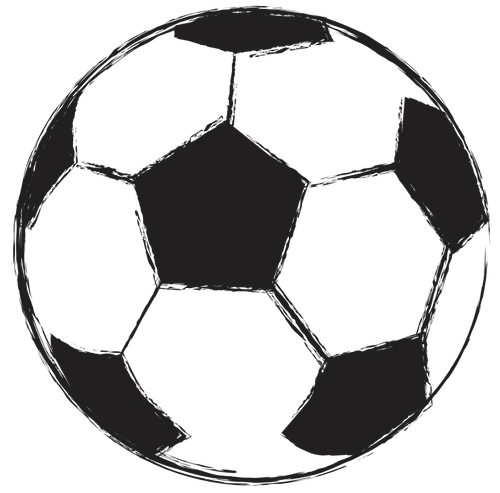 Football Ball Sketch Clipart