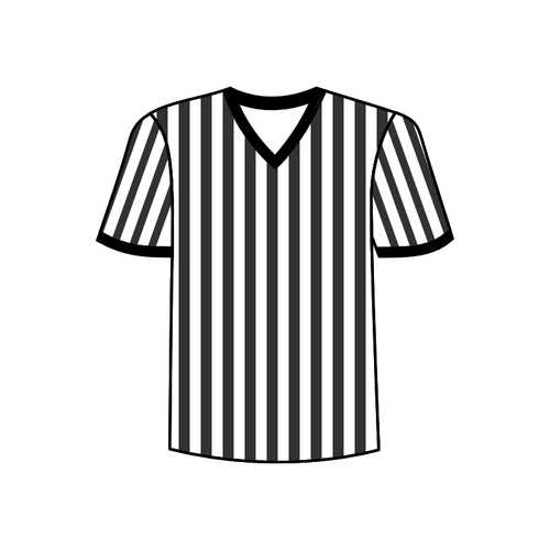 Football Referee Shirt Clipart