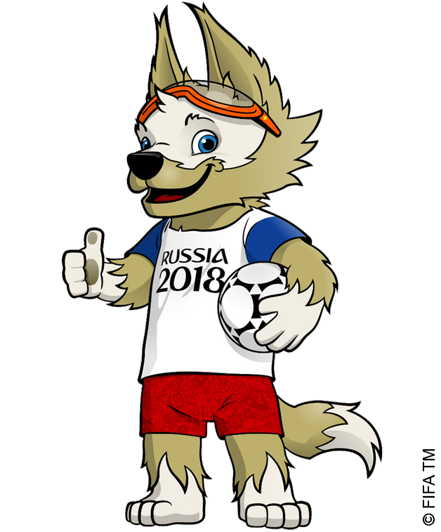 Fifa Cup Official 2018 World Zabivaka Russia Clipart
