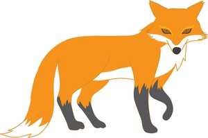 Fox Black And White Images Free Download Png Clipart