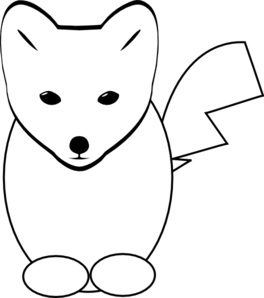 Fox Head Black And White Free Download Clipart