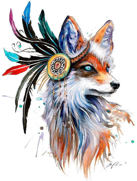 Painting Art Fox Drawing Free Download PNG HD Clipart