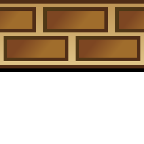 Brown Brick Border Detail Clipart
