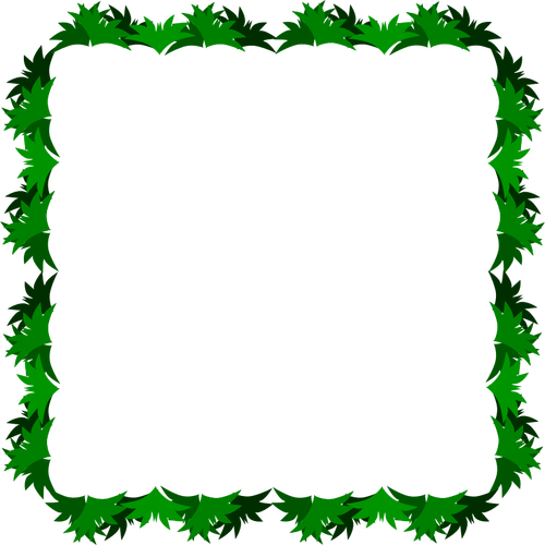 Of Grass Decorated Border Clipart