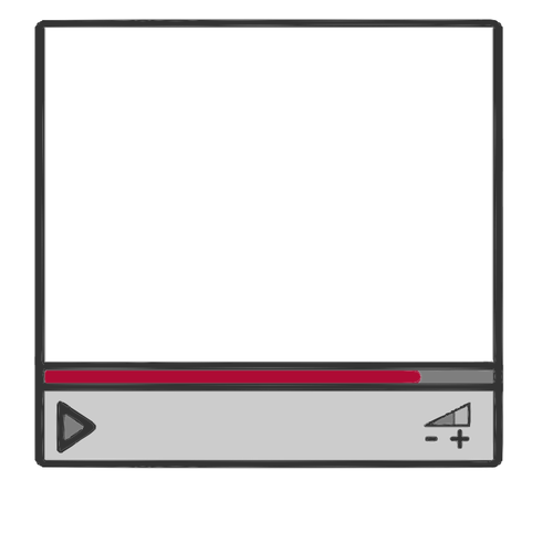 Streaming Video Border Frame Clipart
