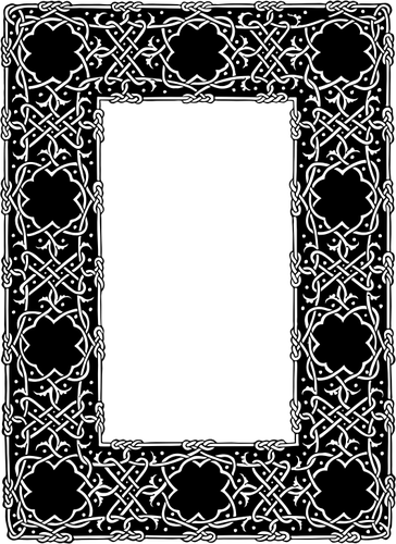Ornate Geometric Frame Clipart