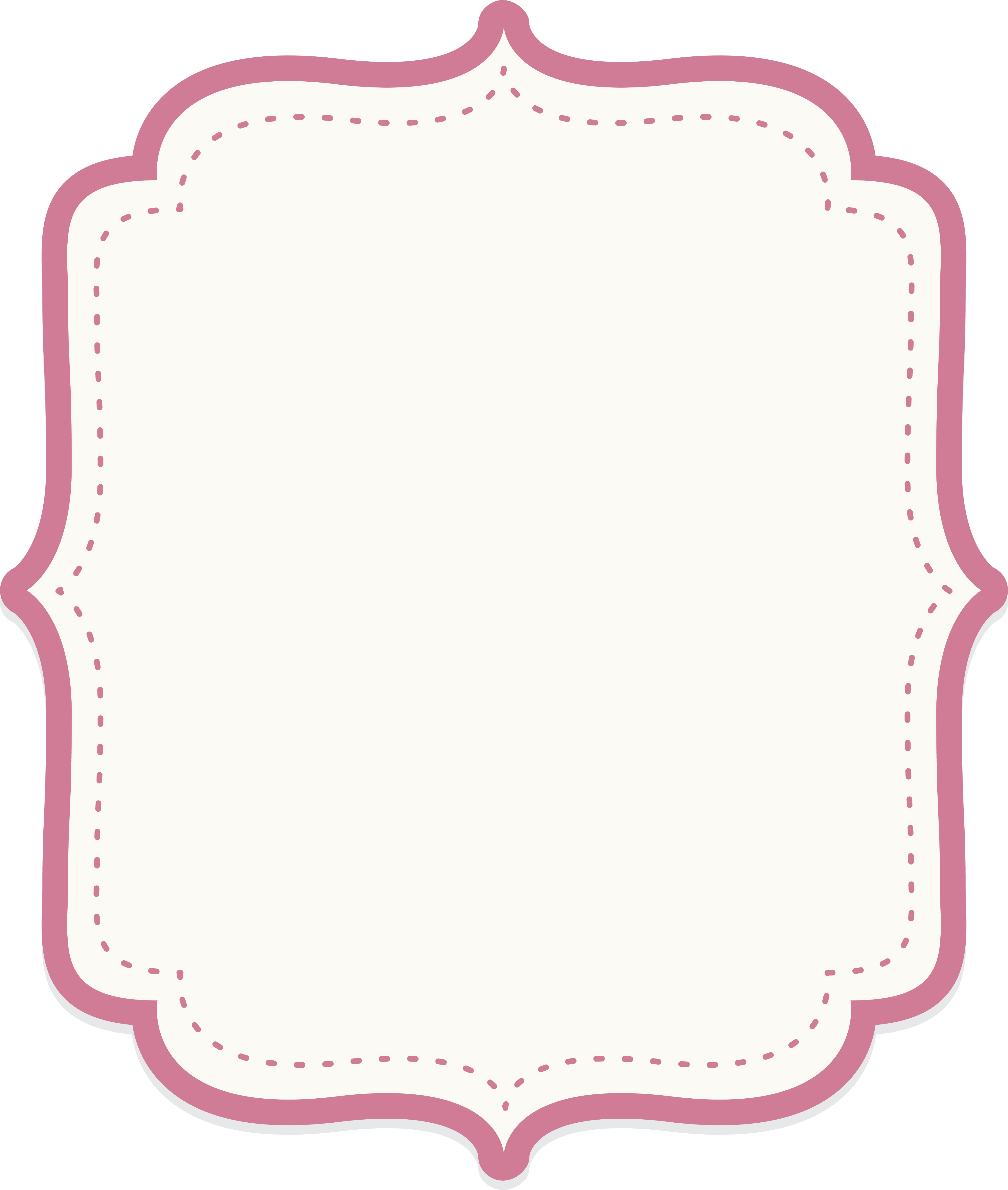 Cute Text Powder Baby Border Icon Clipart