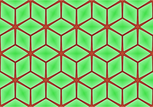 Green Hives With Red Borders Clipart
