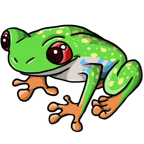 Free Frog Drawings And Colorful Images Clipart