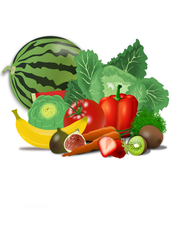 Fruit And Vegetables Clipart
