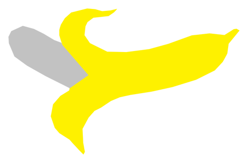 Of Darker Yellow Single Banana Clipart