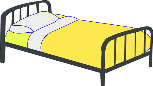 A Single Bed Clipart