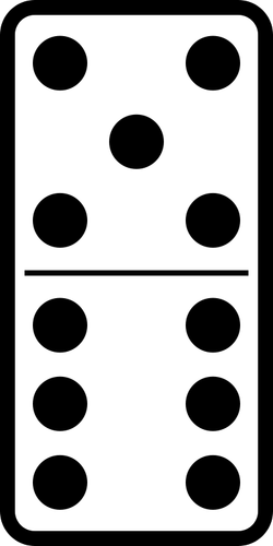 Domino Tile 5-6 Clipart
