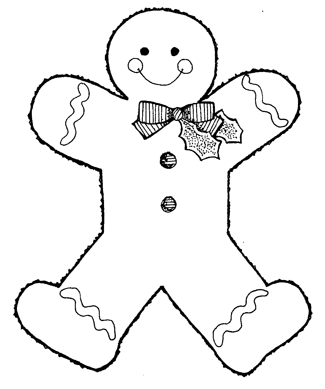 Gingerbread Man Hd Image Clipart