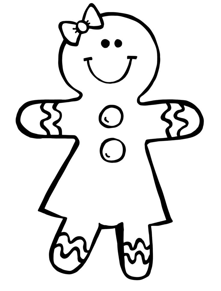 Free Gingerbread Man Hd Image Clipart