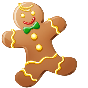Gingerbread Man Cookie Borders As Well As Clipart