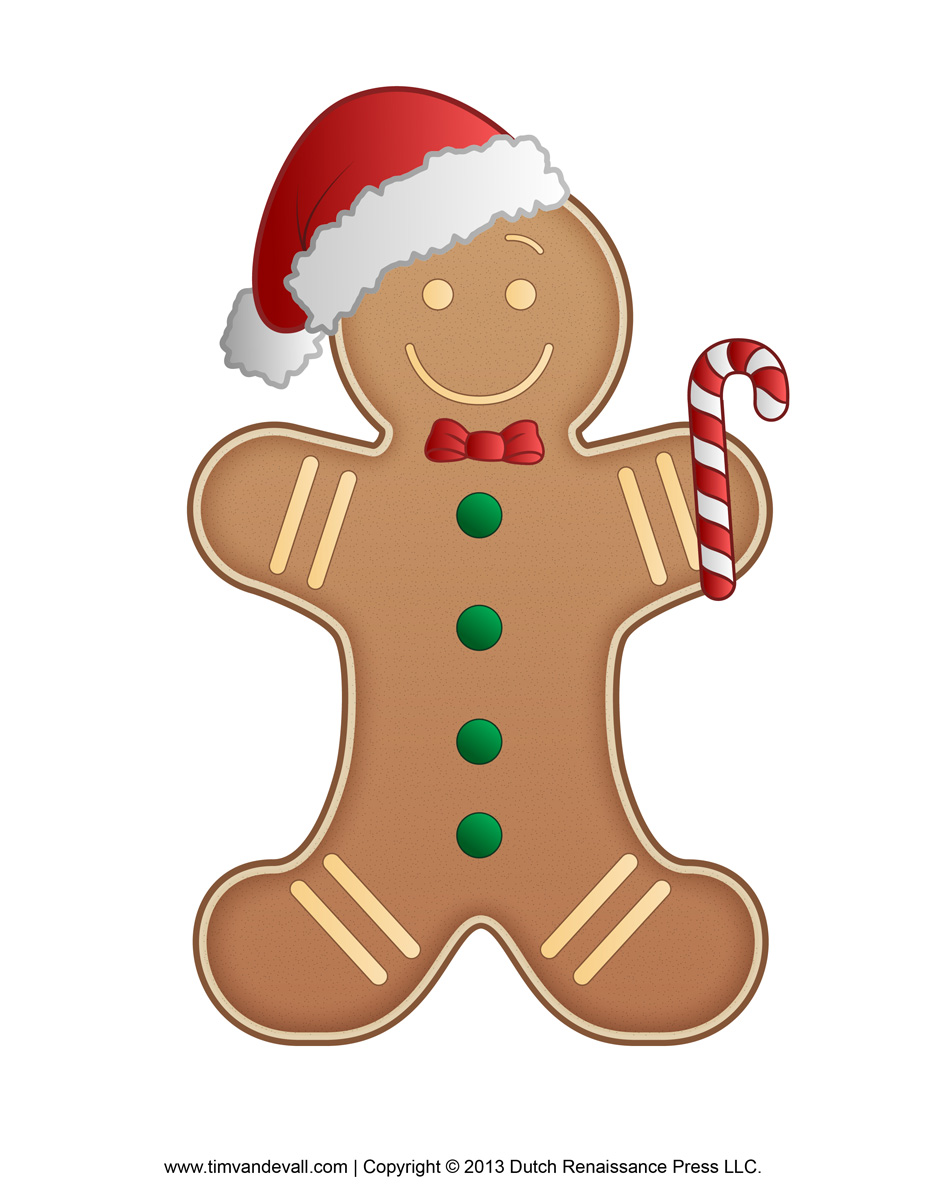 Gingerbread Man Template Png Image Clipart