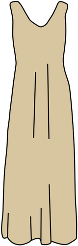 Brown Dress Clipart