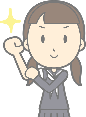 Female Ready To Punch Clipart