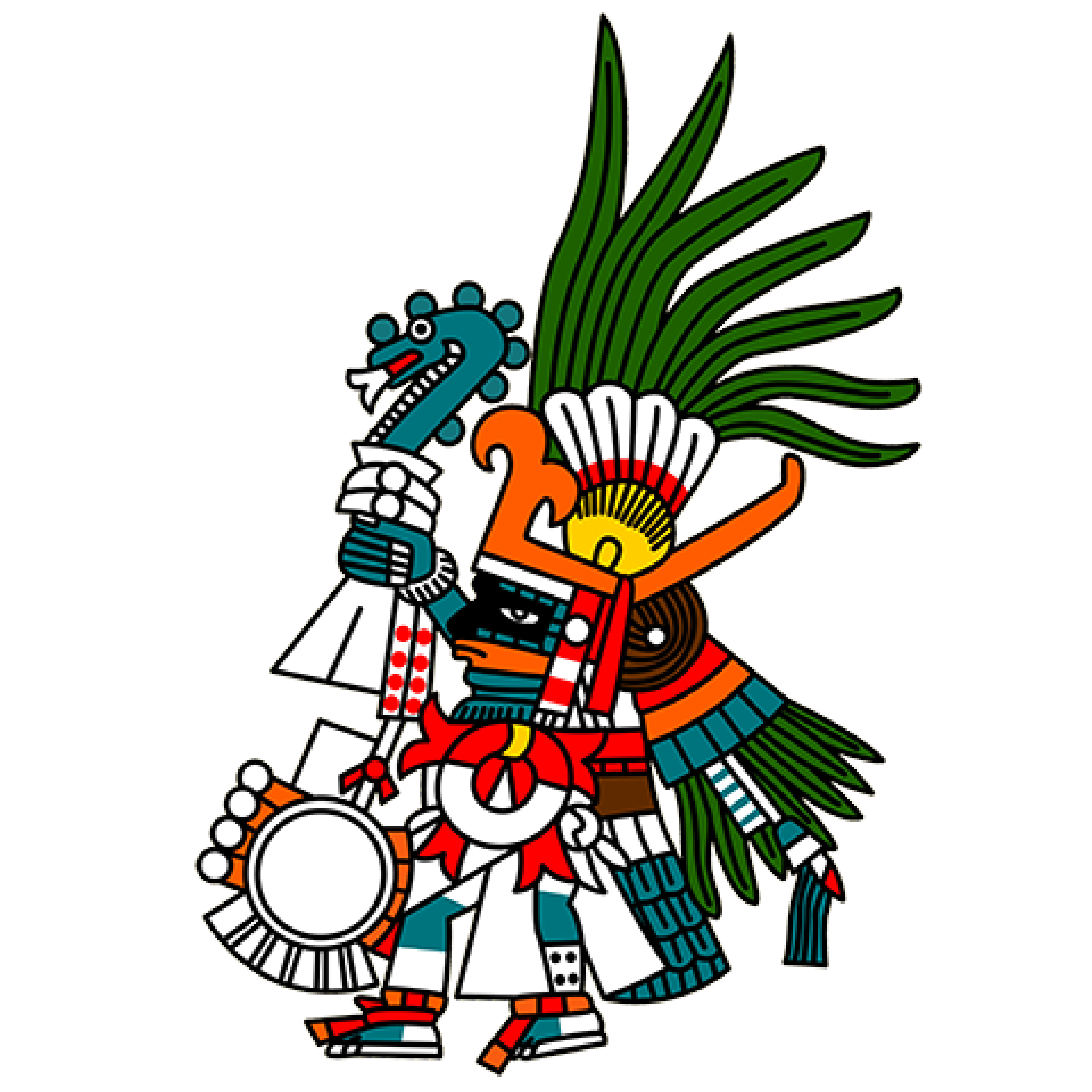 Mexica Aztec Religion Nahuatl God Aztecs Tenochtitlan Clipart