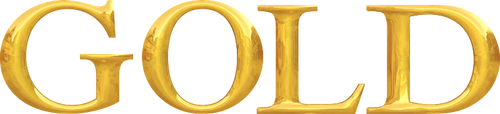''Gold'' Typography Clipart