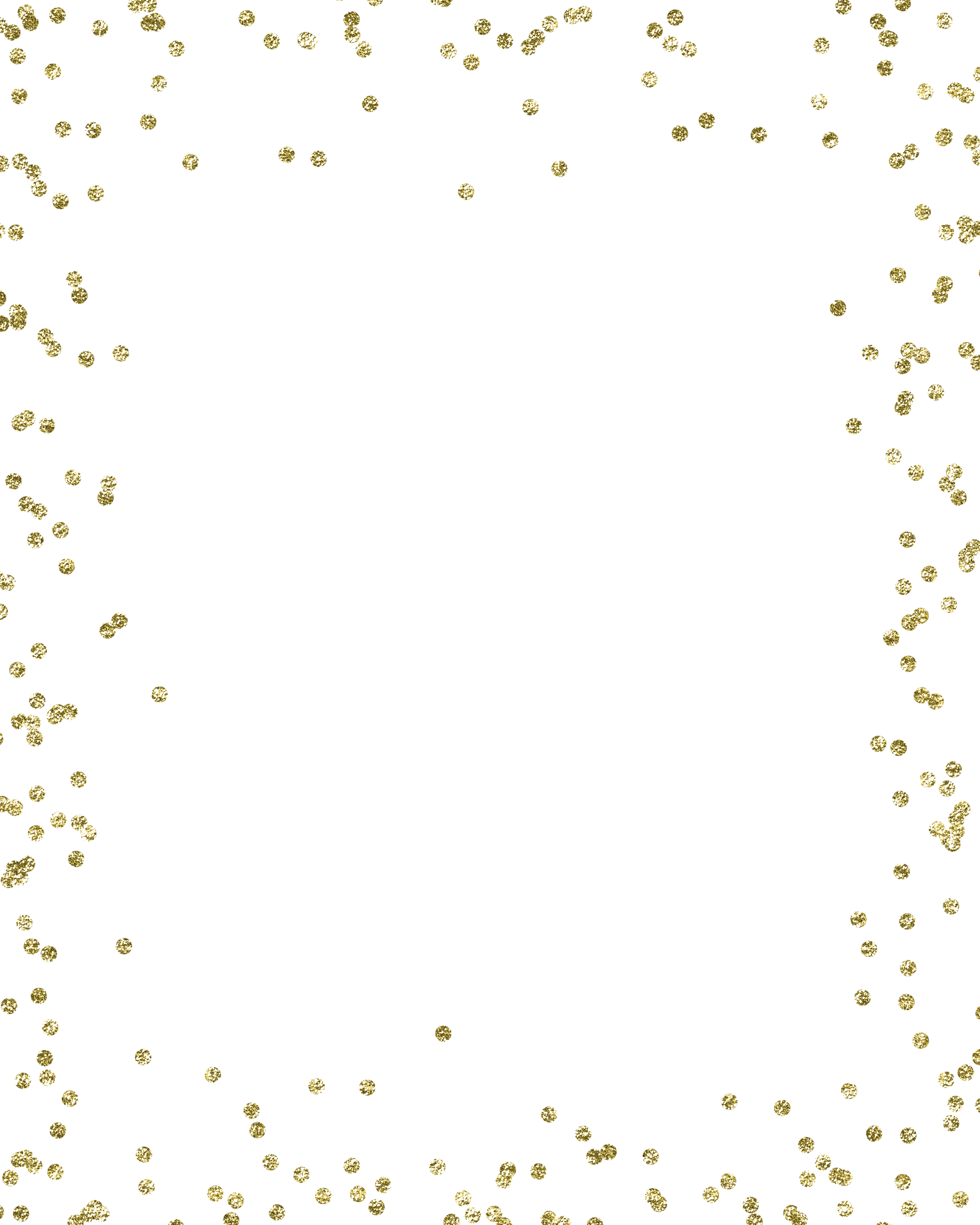Confetti Glitter Gold PNG File HD Clipart