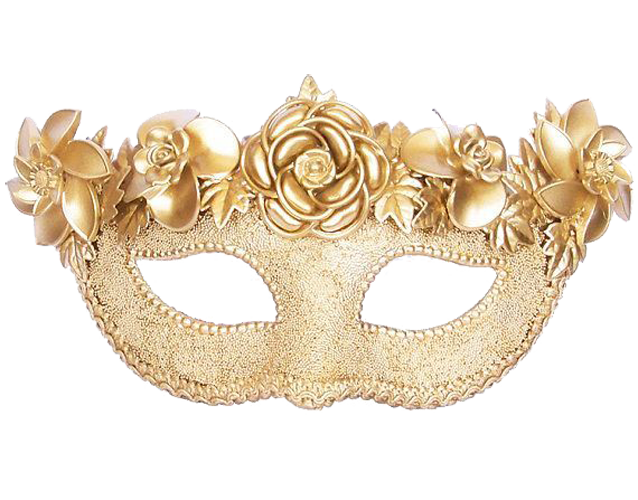 Golden Ball Gold Masquerade Mask Ms. Party Clipart