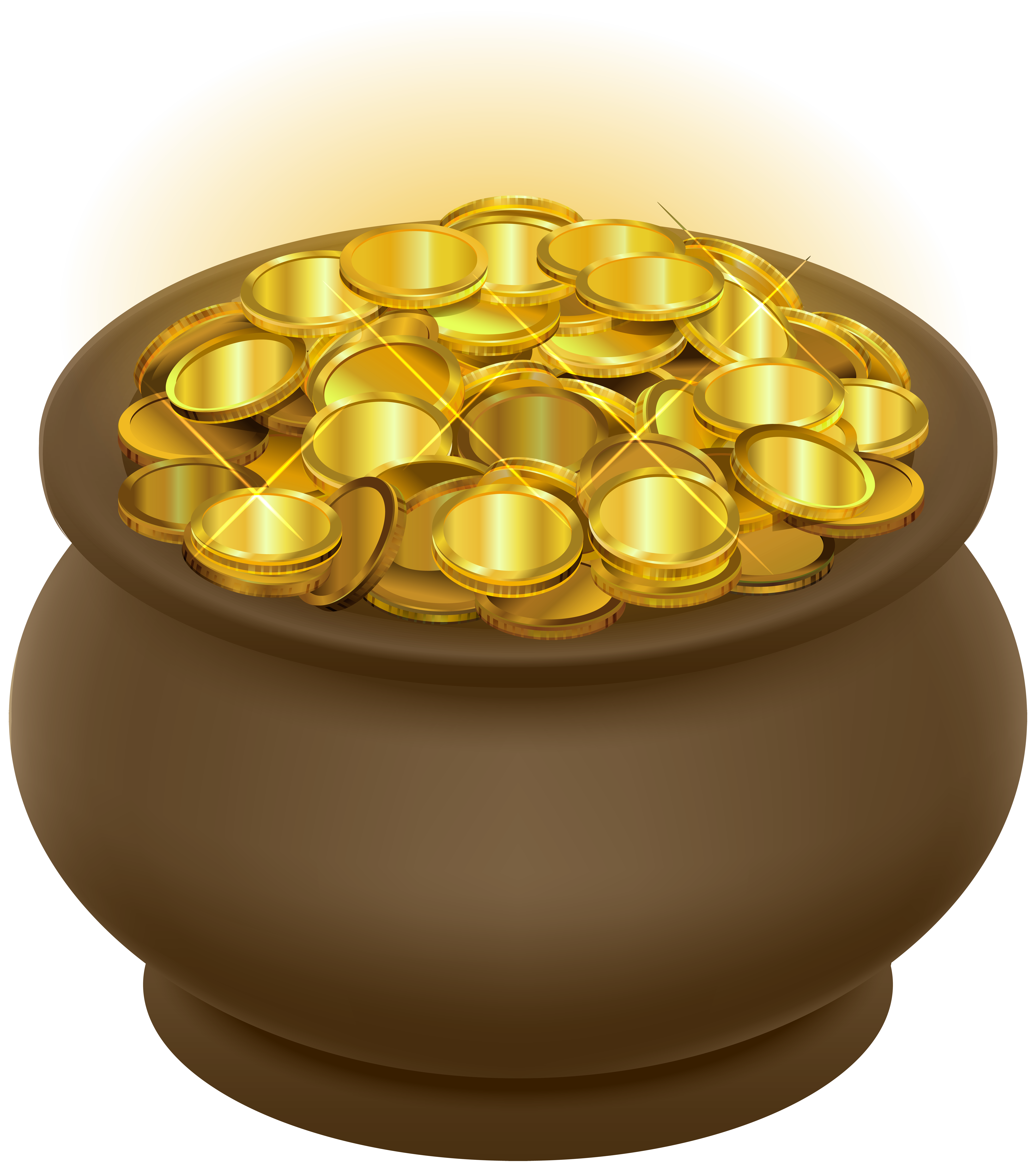 Gold Of Pot Illustration Transparent Coin Photography Clipart