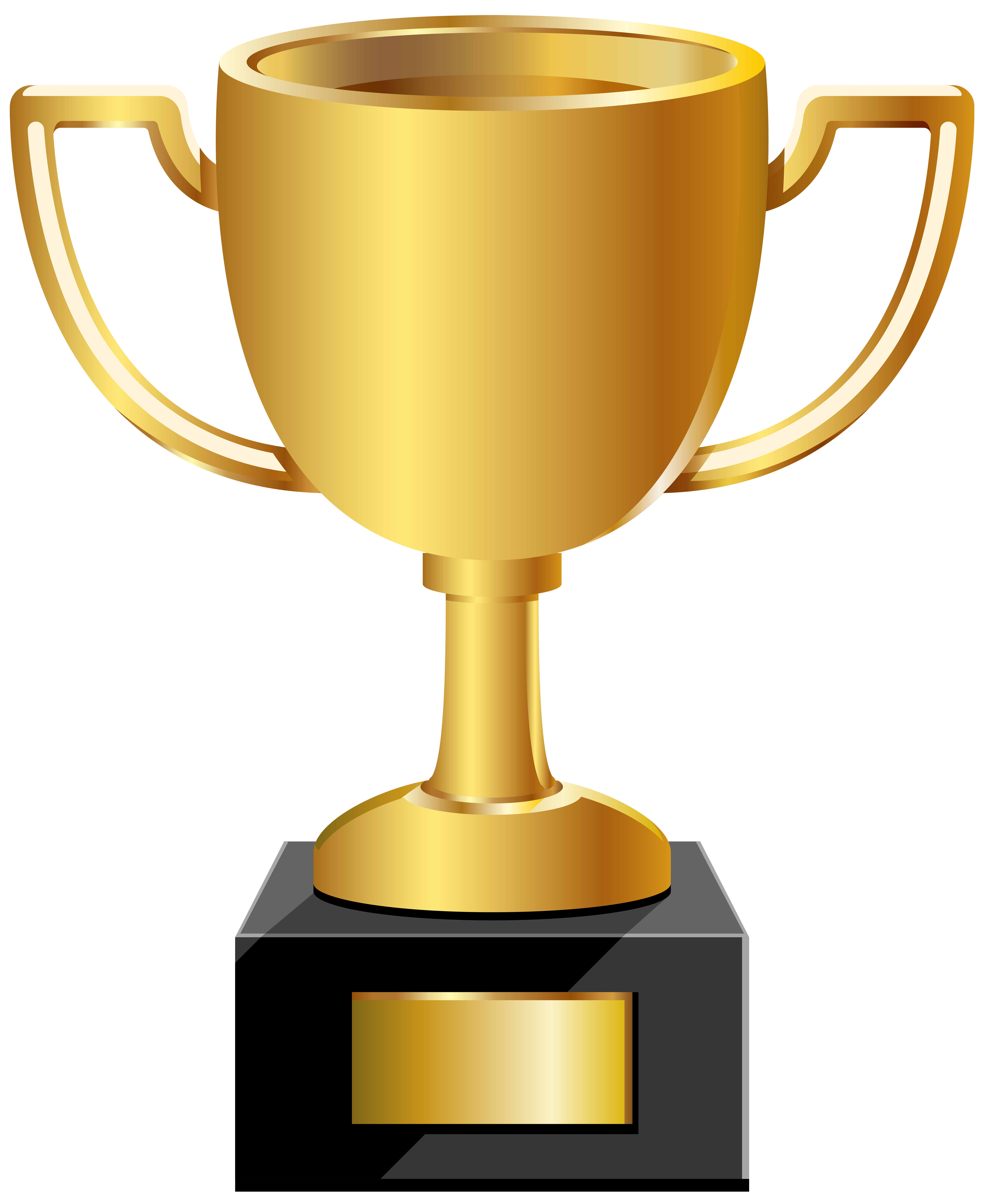 Trophy Golden Medal Cup Free HQ Image Clipart