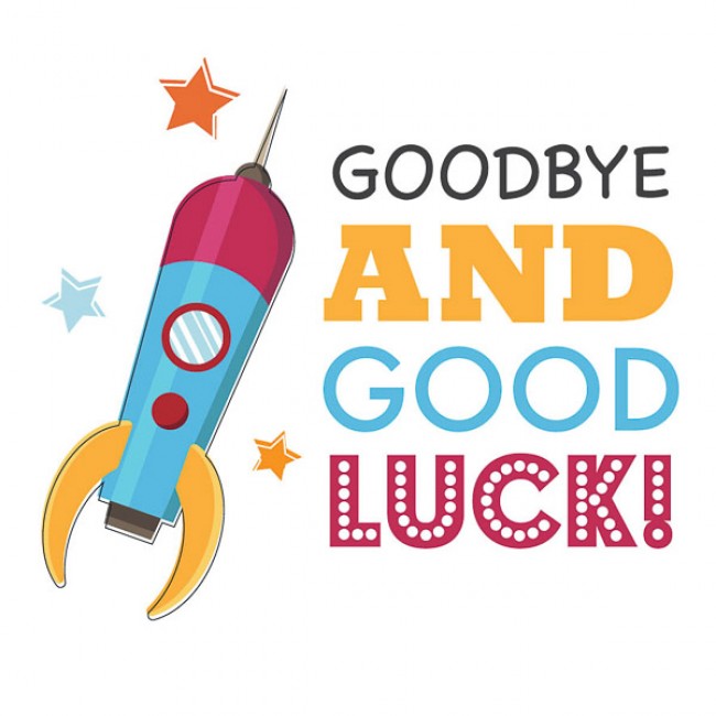 Download Goodbye And Good Luck Png Image Clipart PNG Free FreePngClipart