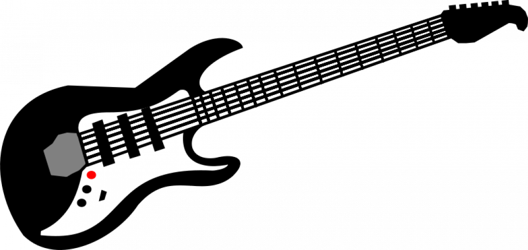 Vector Art Electric Fender Guitar Stratocaster Les Clipart