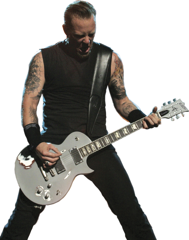 Bass Guitarist Guitar Bassist Metallica Electric Clipart