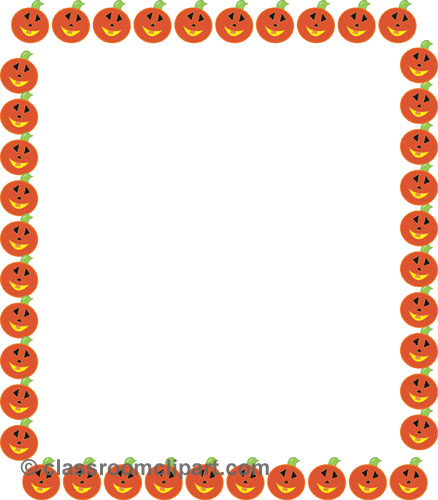 Halloween Border Halloween Pumpkin Border Image Png Clipart