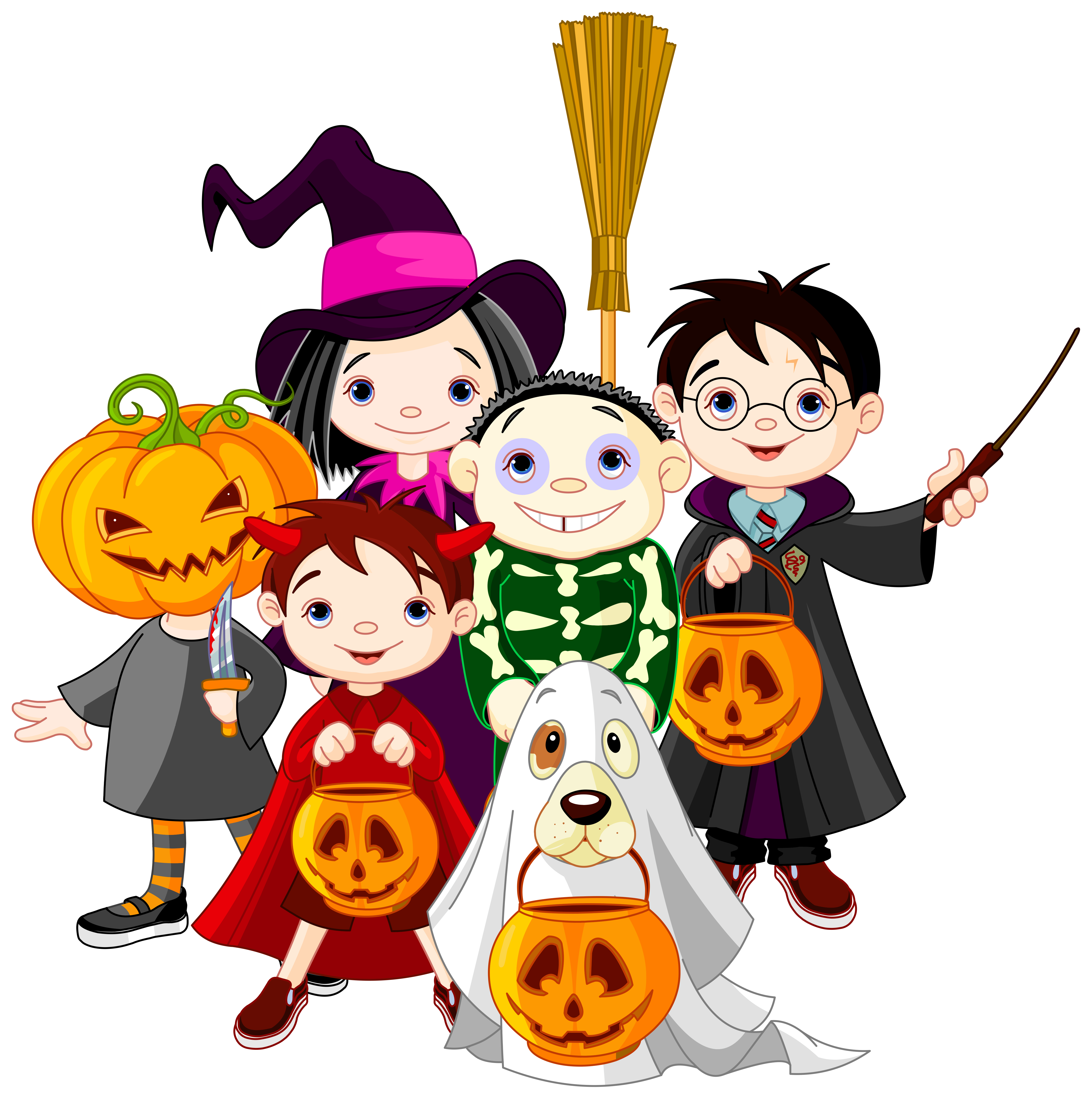 Party Kids Halloween Costume Free Download Image Clipart